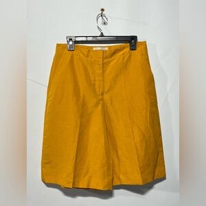 LAFAYETTE 148 NEW YORK Ryerson‎ Silk & Linen Blend Bermuda Shorts Size 8 NWOT